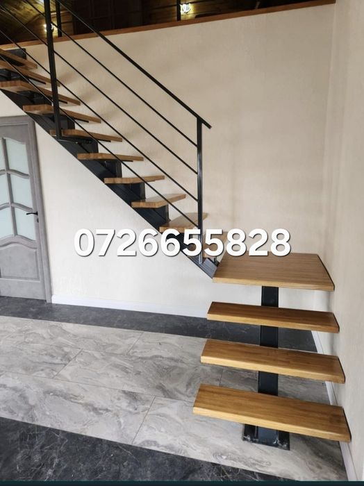 Firma noastră realizează SCARI METALICE Interioare si Exterioare la co