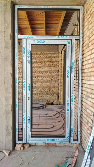 Алюминиевые ПВХ дверь окна..