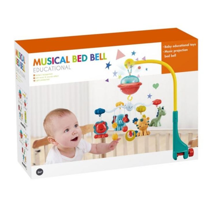 Музикална въртележка за бебешко легло