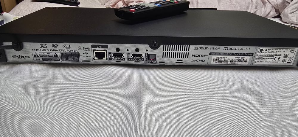 Dvd LG UBK 90  si dvd recorder rdr-hx 1000