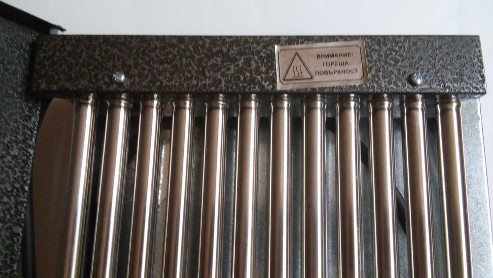 Електрическа тръбна скара с капак