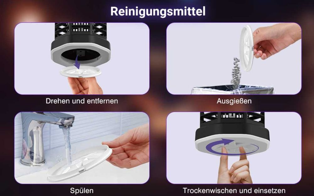 Електрически убиец на насекоми Meoligr, 2 в 1, UV лампа