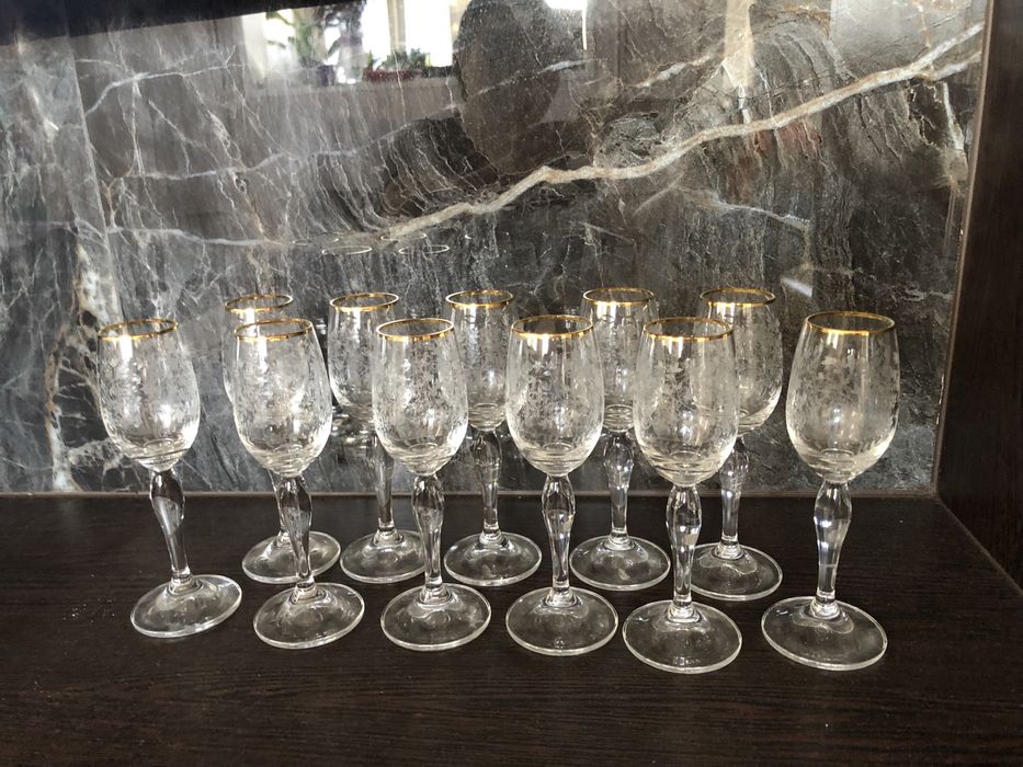 Рюмки Богемский хрусталь