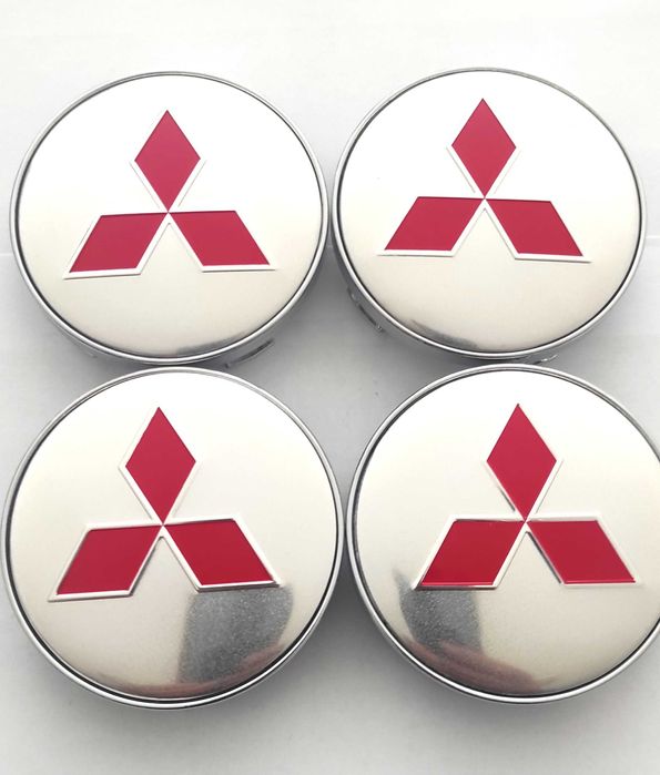Капачки за Джанти за МИЦУБИШИ/MITSUBISHI 60 мм. Черни и сребристи.