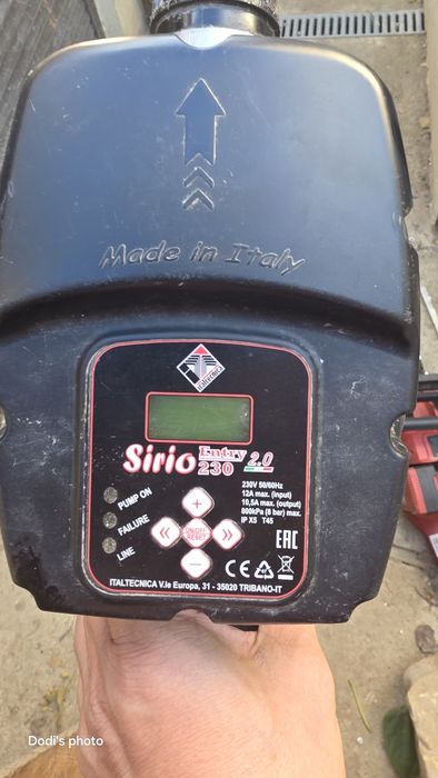 Variator de turatie - convertizor - pompa Sirio Entry 230 V2.0