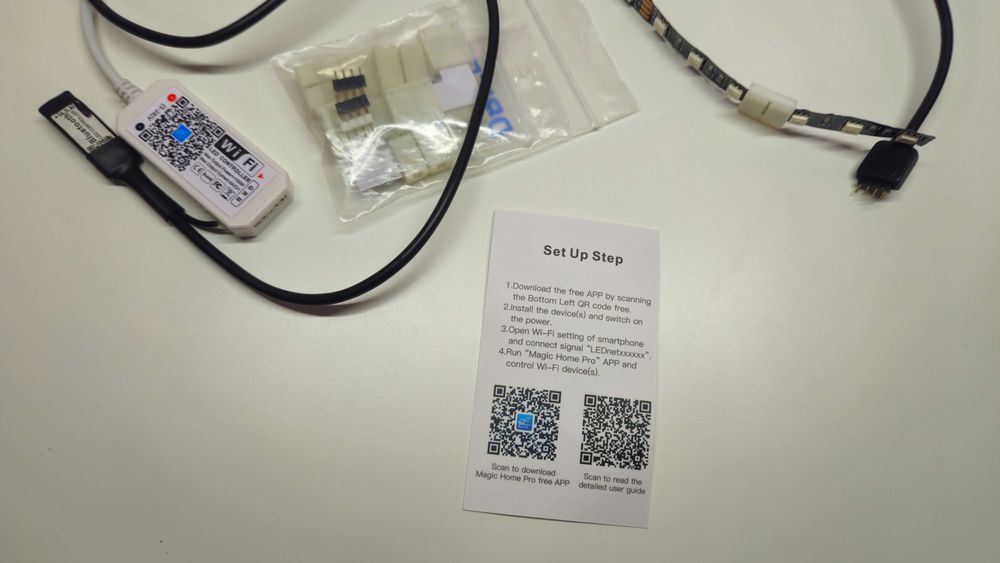 Vand controller wifi si controller bluetooth pt banda led RGB