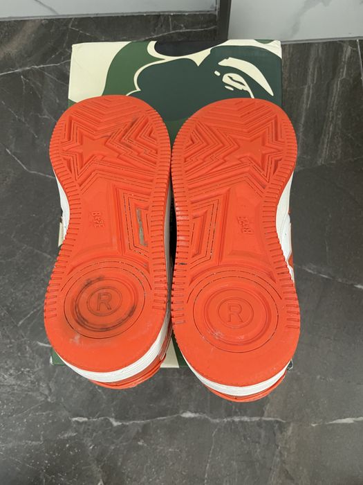 Adidasi Bapesta Portocalii