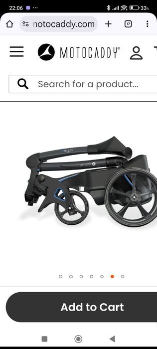 Голф количка trolley Motocaddy M5 gps 2021