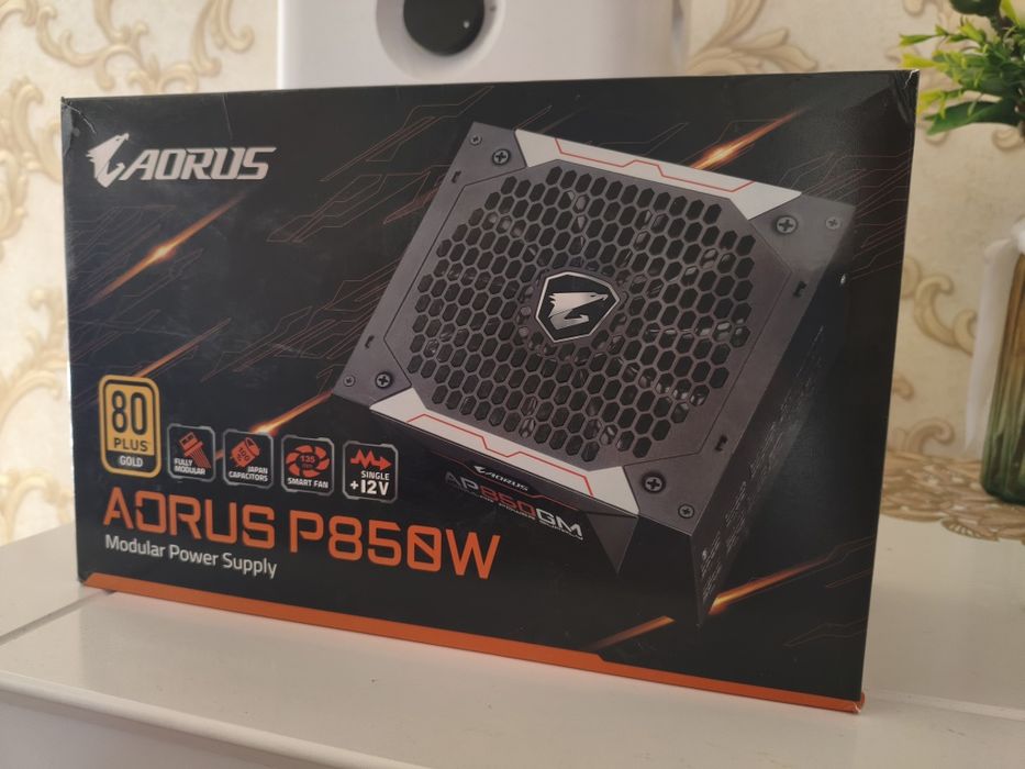 Модульный блок питания AORUS P850W 850W 80+ Gold (полный комплект)