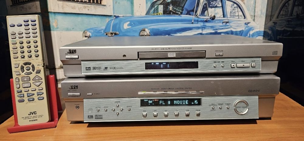JVC RX E 111 amplificator statie amplituner si JVC XV E 111 cd dvd