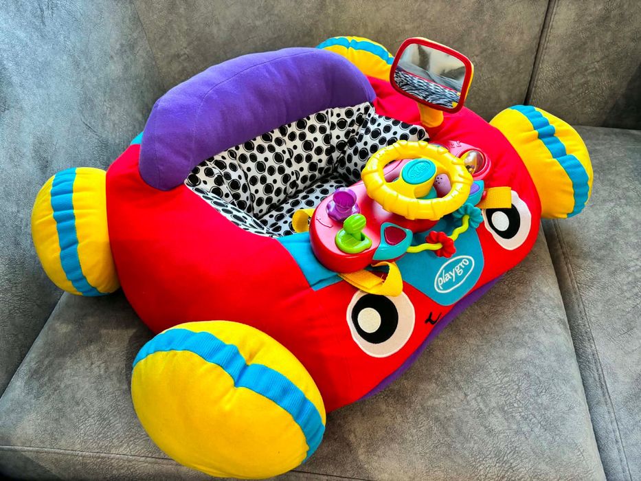 Playgro Игрален център със светлини и звуци ПЛЮШЕНА КОЛА