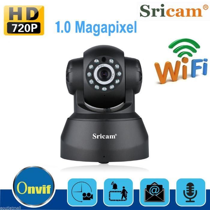 Camera video supraveghere IP WiFi Megapixel motor+sunet+card
