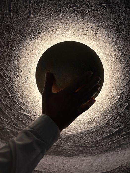 Vand lampa de perete unicata creata manual