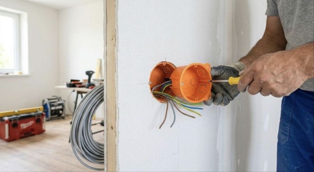 Lucrari instalatii electrice si zugraveli interioare