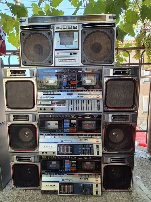 Boombox касетофони Sharp Hitachi Lasonic  / бартер /