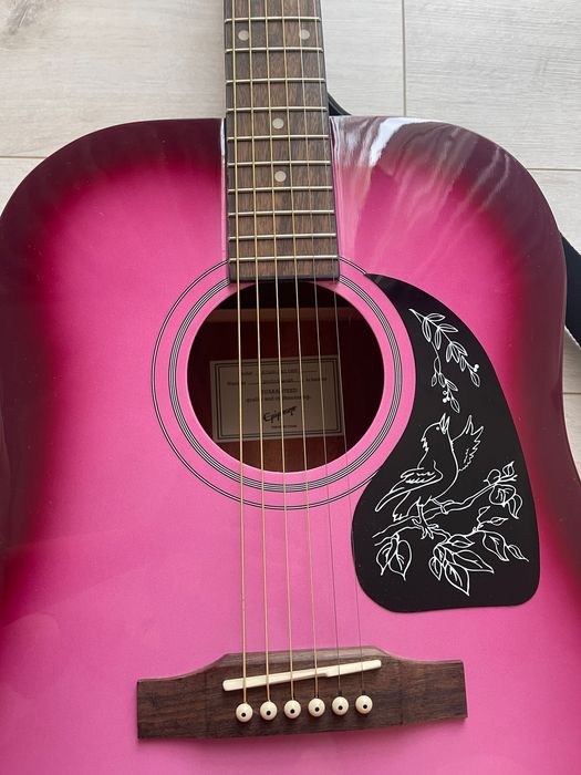 Акустична китара - Epiphone Starling Hot Pink Pearl