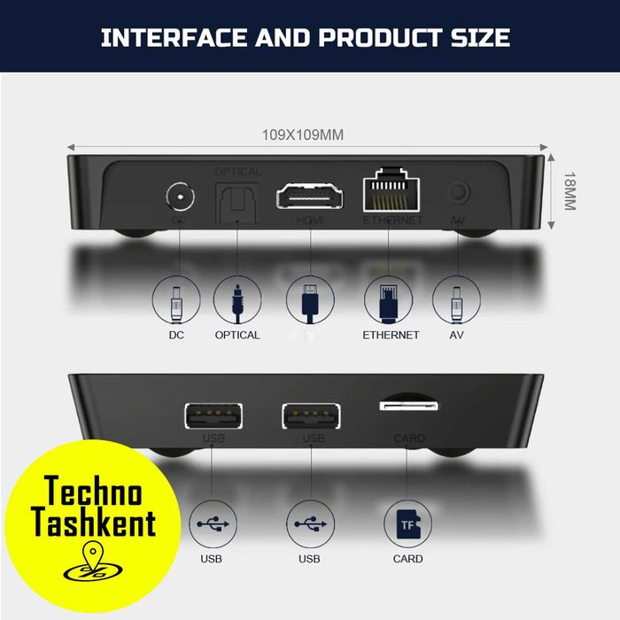 X96Q Pro  2/16gb +Proshivka Full Tv Box Smart Box (Dostavka Bor)