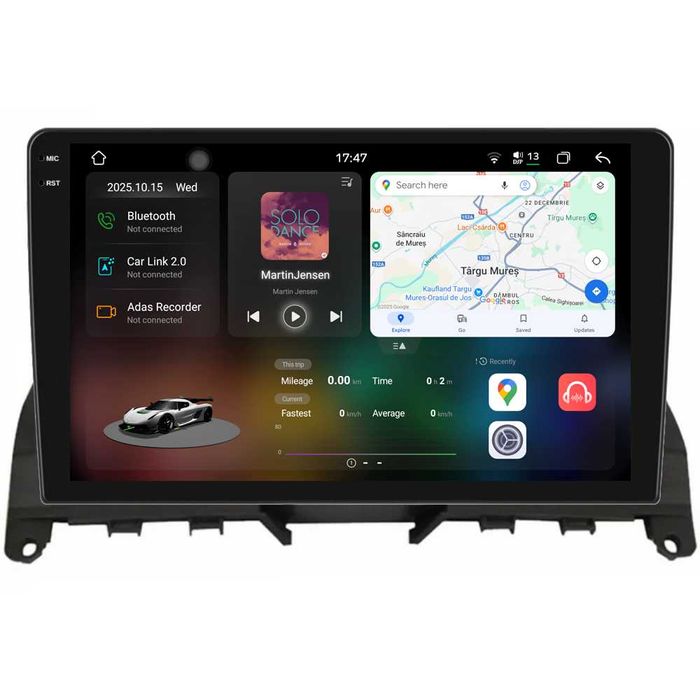 Navigatie Dedicata Mercedes C W204, 9Inch, Bluetooth, WiFi, Carplay