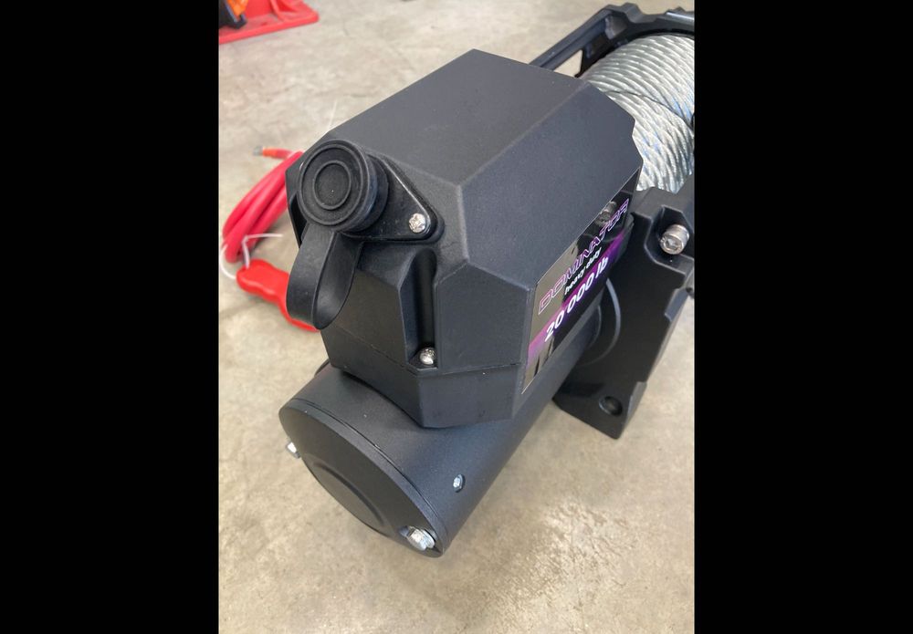 Troliu electric Dominator 20000 lb HD 24V platforma camion (9090kg)