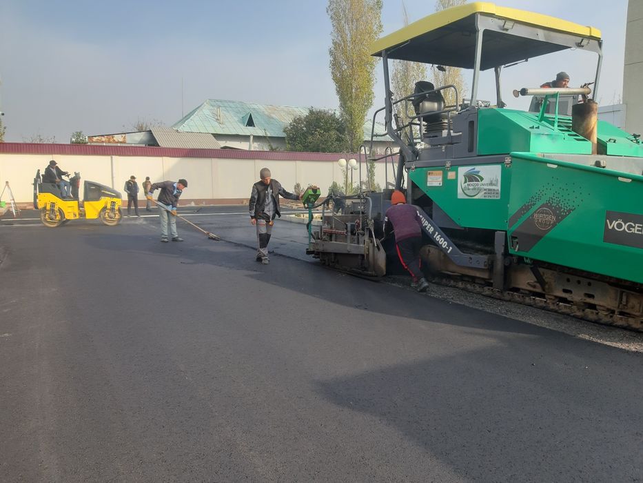 Асфалтлаш Юл қурулиш ишлари