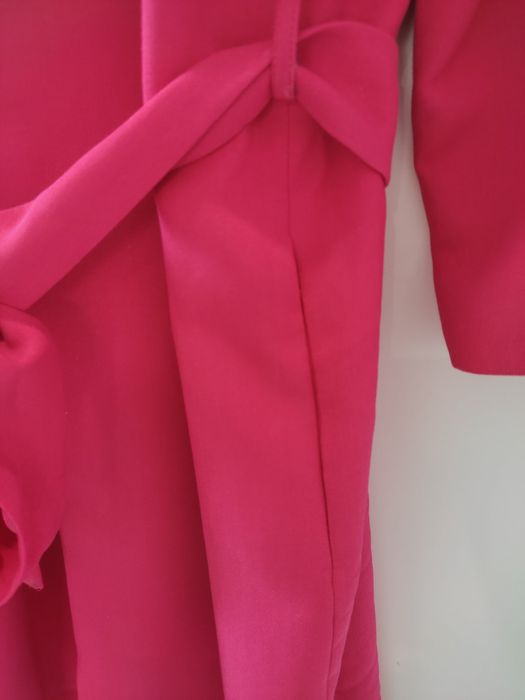 Only миди тренч фуксия р-р Л