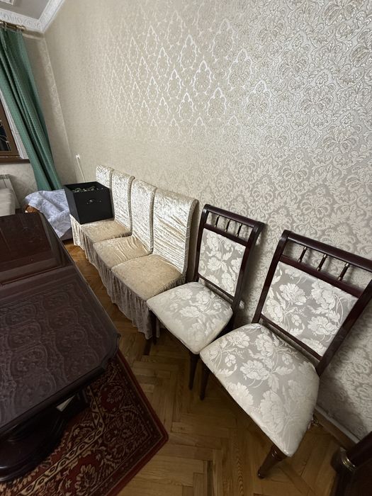 Обеденный стол + 6 стульев (Италия)