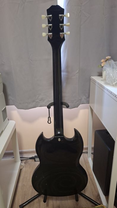 Epiphone SG Modern Figured Black Fade модифицирана електрическа китара