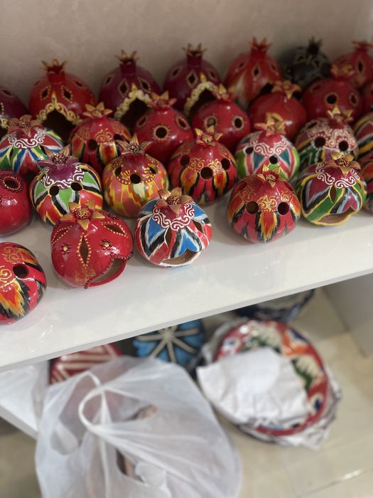 Новогодний Подарки гранаты Подсвечники Карандашницы Шкатулки