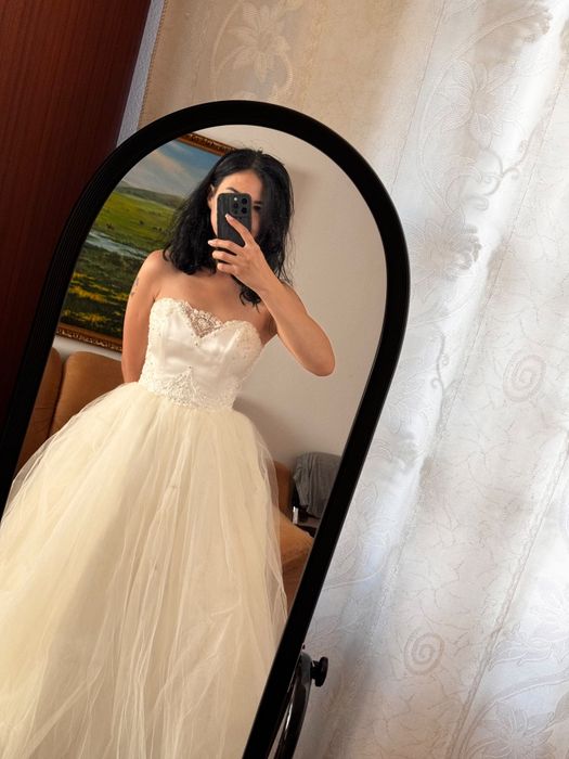 Нежное свадебное платье