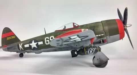 Сборная модель самолета P-47D «Тандерболт» (Hasegawa, 1:72)