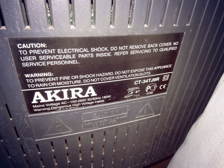Телевизор 34 дюйма, AKIRA CT-34TJ9R