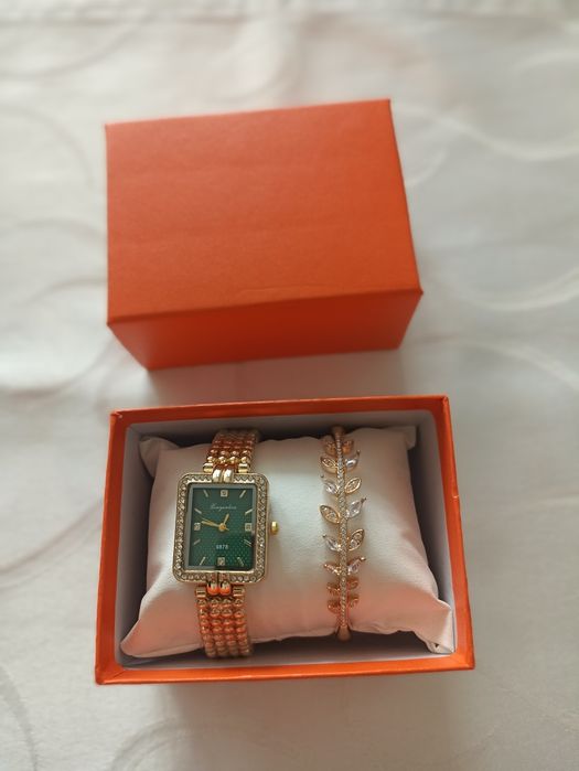 Set ceas-bratara fete/femei elegant, la moda