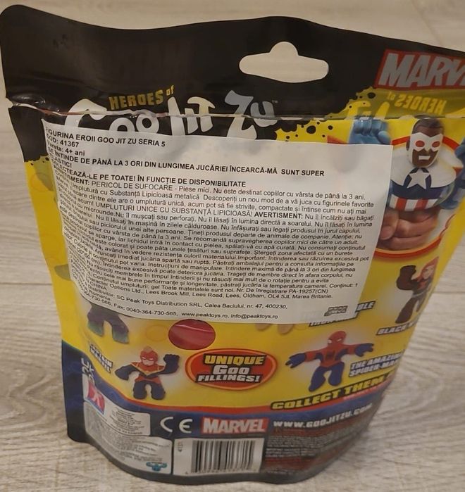 Figurina Goo Jit Zu Minis S5 Marvel Catpain America - Sam Wilson, 6 cm