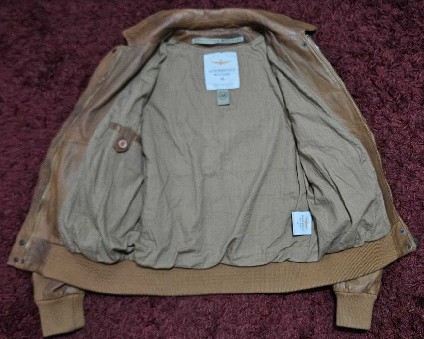 geaca piele femei Aeronautica Militare