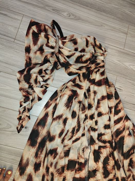 Rochie lunga asimetrica
