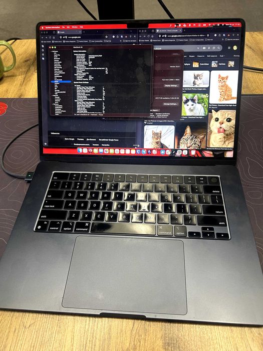 MacBook Air M2 15 inch 8/512 87% Аккумулятор