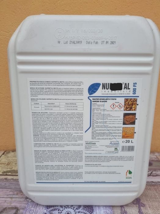 Insecticid tratament sămânță porumb Floarea soarelui