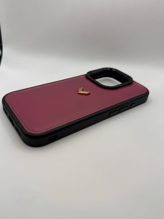 Husa Iphone 16 pro | Piele de vitel | Textura Lizard MM/GOLD