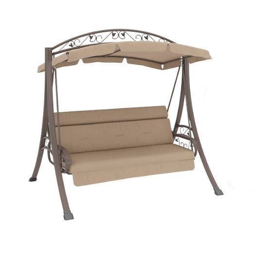 Качеля садовая трехместная