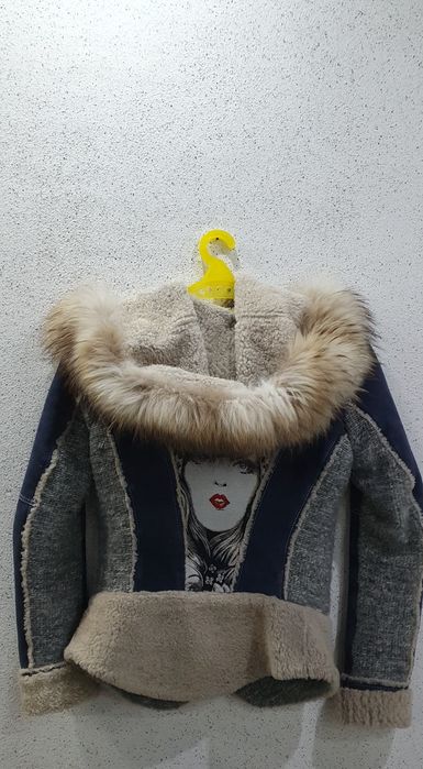 Дубленка, куртка с капюшоном