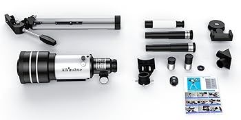 Астрономически Телескоп Alkinshue 70х400mm, Адаптер за Телефон, Статив