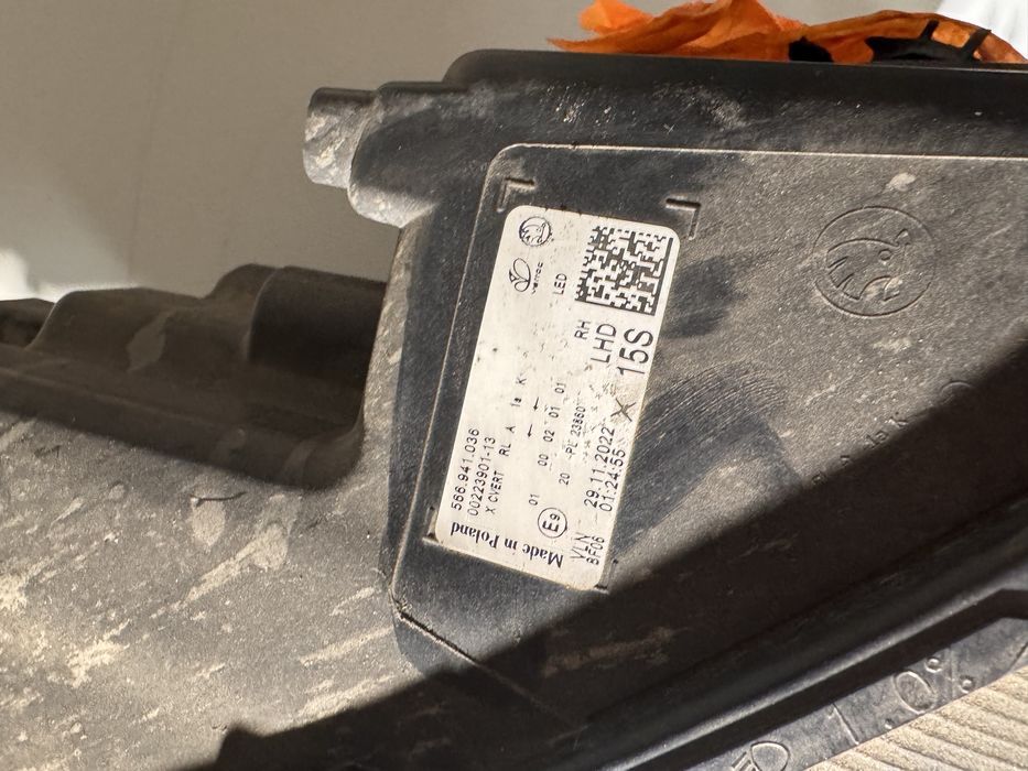 far led dreapta skoda kodiaq facelift