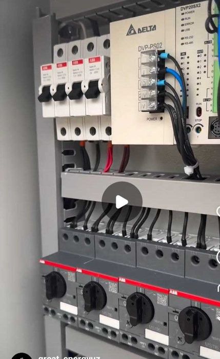 Автоматический шит с ПЛС- контроллером