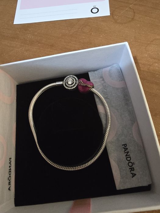 Мека гривна Пандора/Pandora с талисман