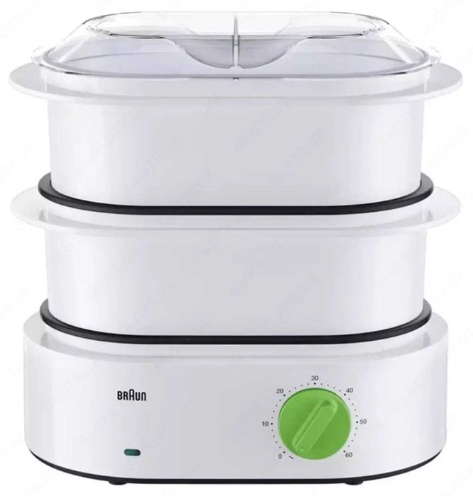 Аппарат _пароварка Braun FS 3000 - 4 посуды контейнера новый!