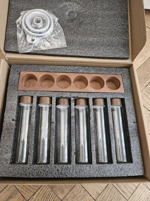 Eprubete sticla depozitare cafea boabe