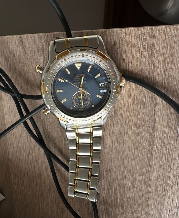 Рядък Vintage Seiko ''Dancing Hands ''6M25 - 6000. Chronograph 80s