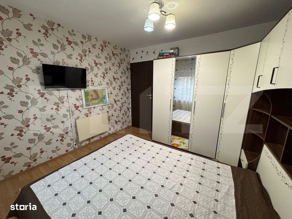 Apartament de inchiriat 2 camere, 50 mp, decomandat, centrala proprie,