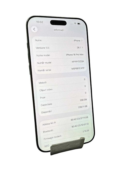 Iphone 16 Pro Max 256Gb Natural  / Amanet Cashbook Colentina