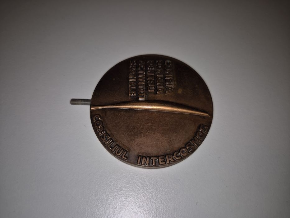 Medalie comemorativă din bronz Prunariu - Popov, Mai 1981
